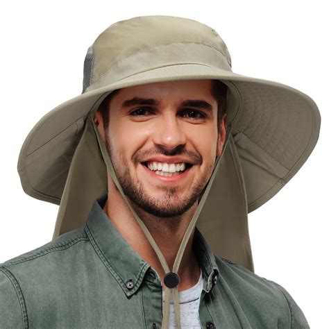 wide brimmed outdoor hats.